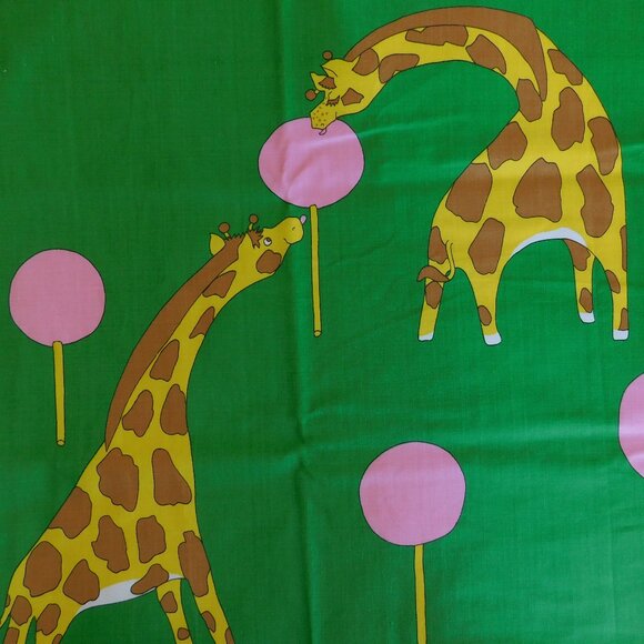 VTG groovy Katashas Unusuals wrap skirt fabric Schumacher decorator material 1yd - Picture 14 of 16